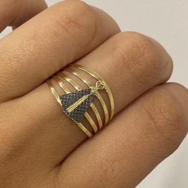 ANEL SN APARARECIDA 18K