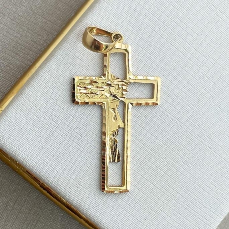pingente CRUZ 175 18k