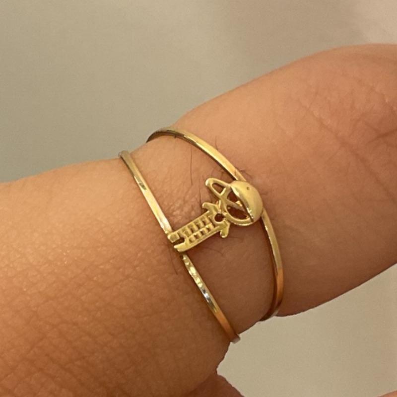 ANEL BONECO MINI 18K