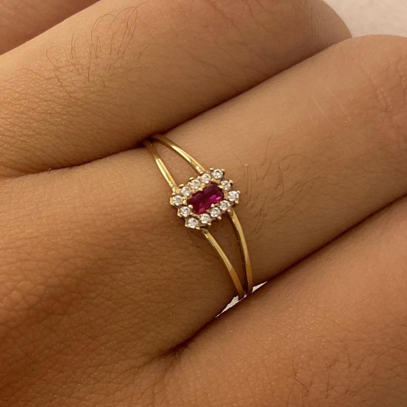 ANEL DE FORMATURA VERMELHO